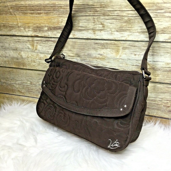 Vera Bradley Bags Vera Bradley Brown Quilted Purse Shoulder Bag